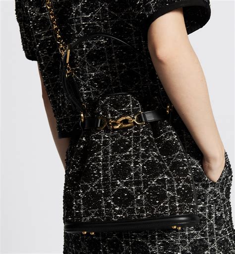 dior medium cest bag|Medium C'est Dior Bag Black Cannage Tweed .